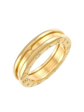 Bvlgari B.zero1 Band 48 Ring 18k Yellow Gold 750